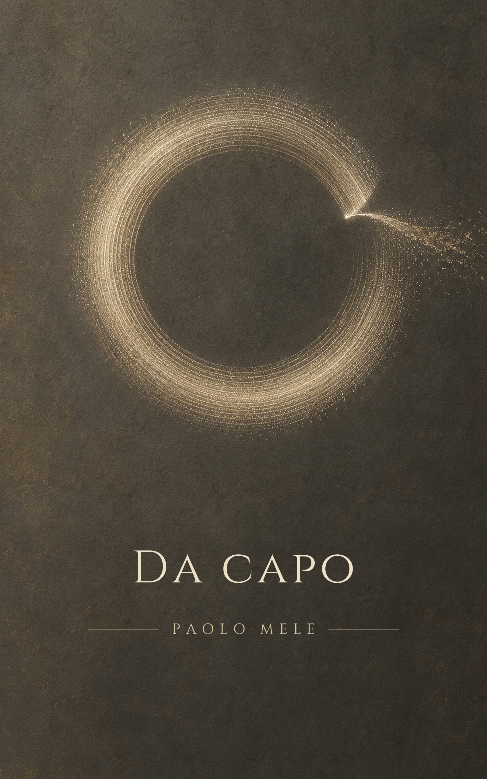 Copertina del libro Da capo di Paolo Mele